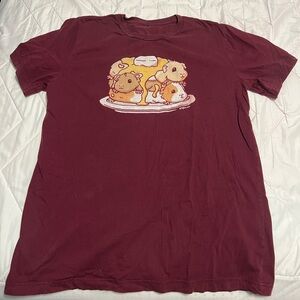 2 Unisex Guinea Pig Tshirt Fun Set Size L Great Condition 100% Cotton
